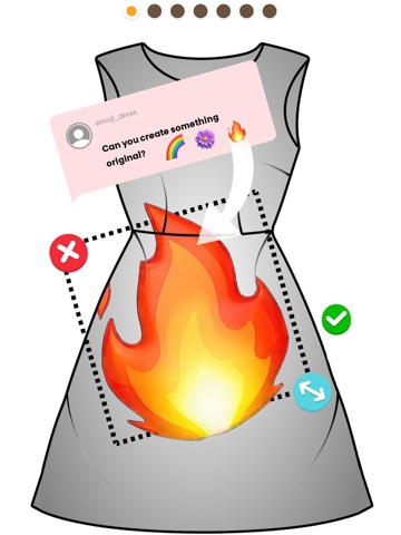 Emoji Dress iPad screenshot