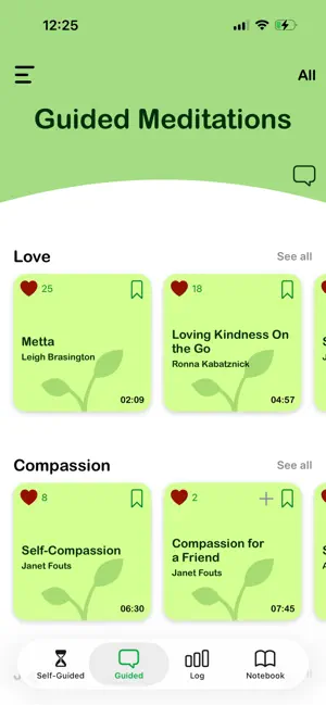 Metta App・Grow Love & Kindness screenshot 1