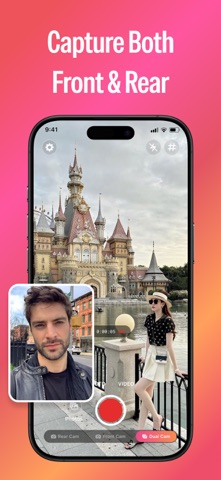 DualCamera: Record Front-Back iPhone screenshot