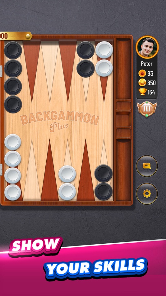 #4. Backgammon Plus - Board Games (iOS) 由: Zynga Inc.