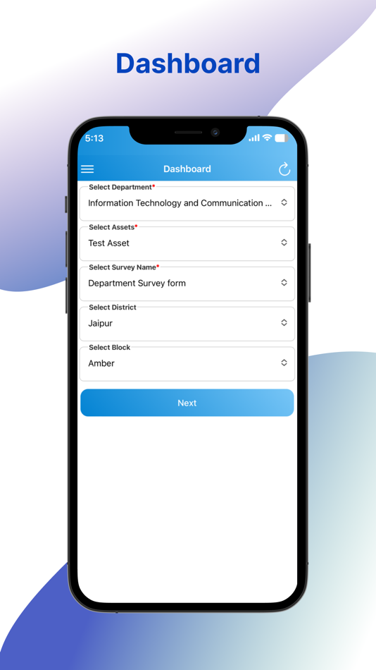 #5. Rajdharaa Survey (iOS) Podle: RajCOMP Info Services Ltd.