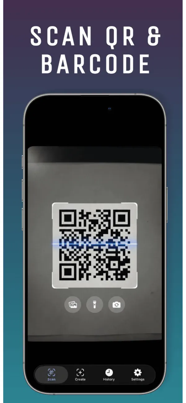 #1. iReader - QR Code reader (iOS) بواسطة: Sitou Advertising