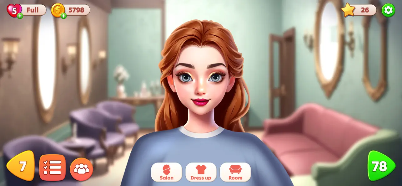 Screenshot #2 pour Dream Makeover - Match 3 Games