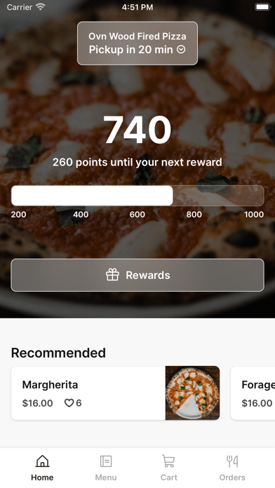 Ovn Wood Fired Pizza Screenshot