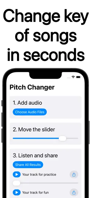 Pitch Changer · Transpose Tool screenshot 1