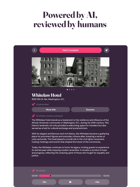 Civil Rights History America iPad screenshot 3 - Education app