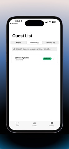 Klisto Ticket Scanner Screenshot 3 of 3