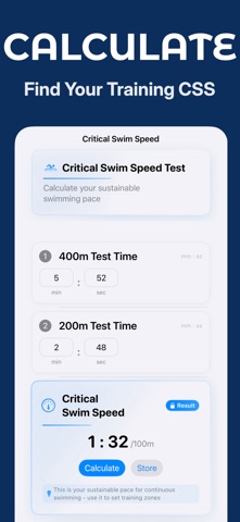Critical Swim Speed Screenshot 1 of 5