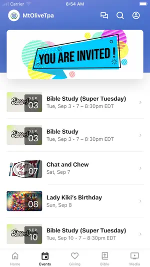 Mount Olive Tampa screenshot 2