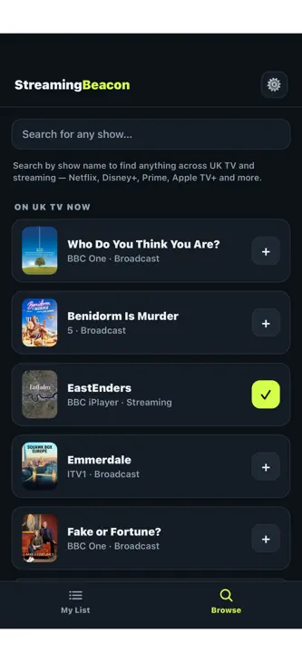 Streaming Beacon screenshot 5
