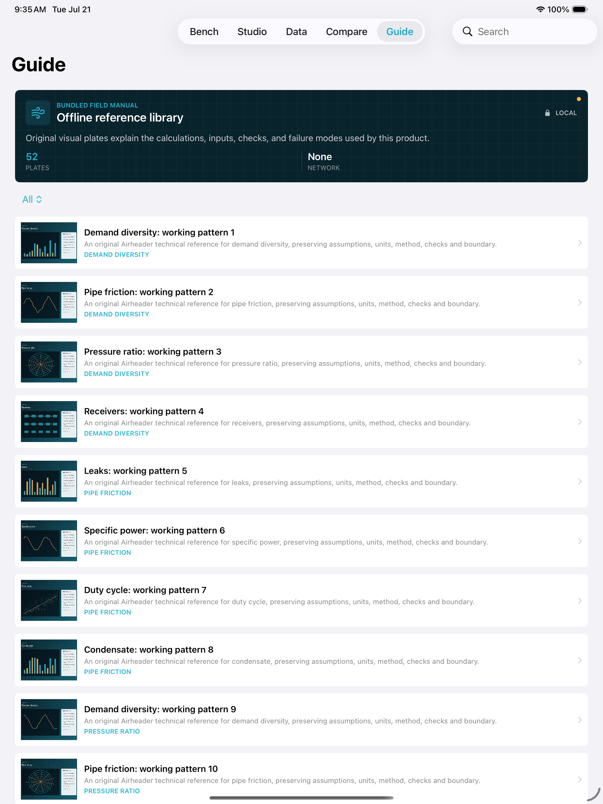 Airheader: Compressed Air iPad screenshot 3 of 3