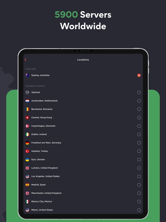 Screenshot #6 pour TouchVPN - Fast VPN