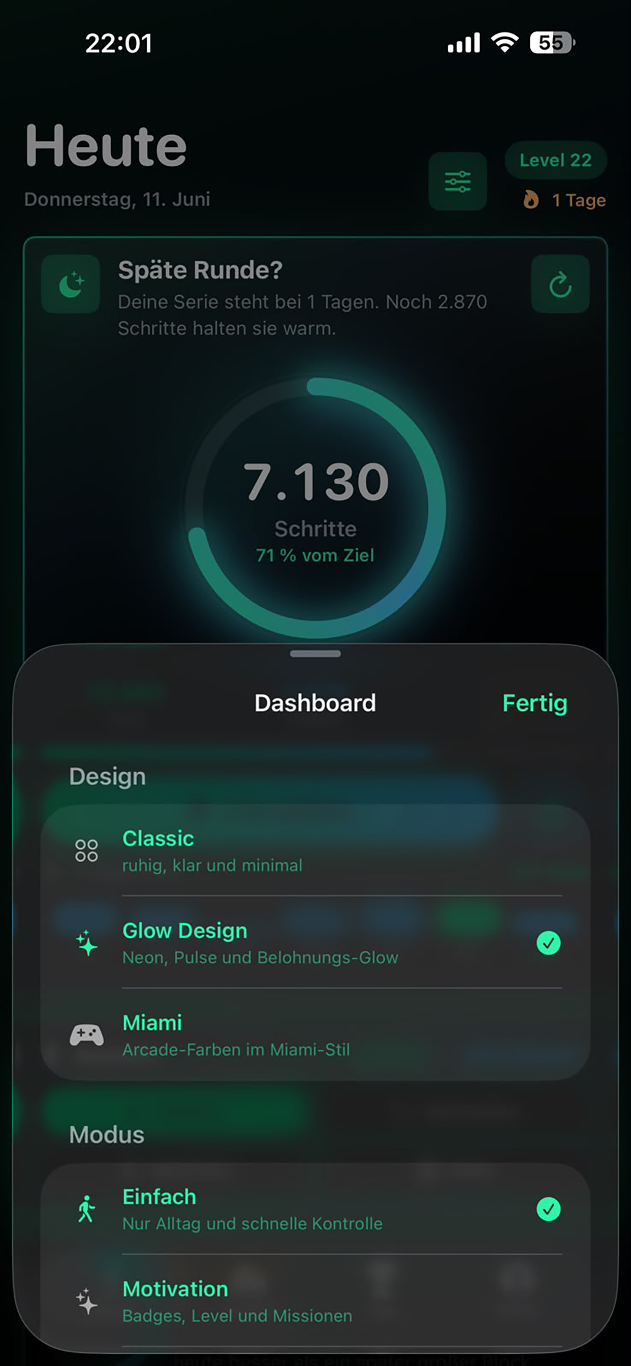 SchrittTracker Schrittzähler