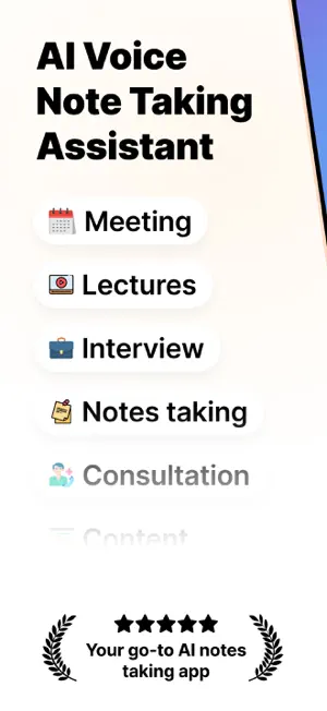 AI Note Taker: Voice & Video screenshot 1