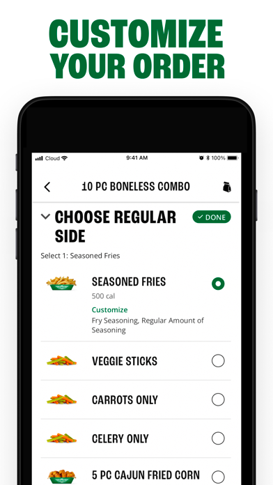 Wingstop iPhone screenshot 5