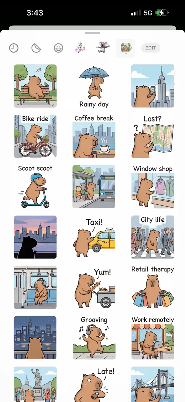 Screenshot #1 pour City Vibes Stickers