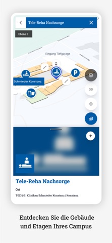 Kliniken Schmieder Navi screenshot