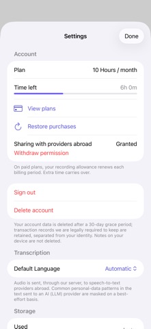 LynxNote — Meeting Notes Screenshot 5 of 5