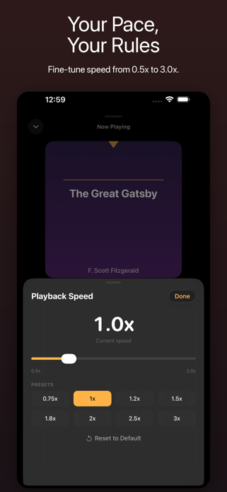 LudyRead - Audiobook Player Screenshot 5 of 6