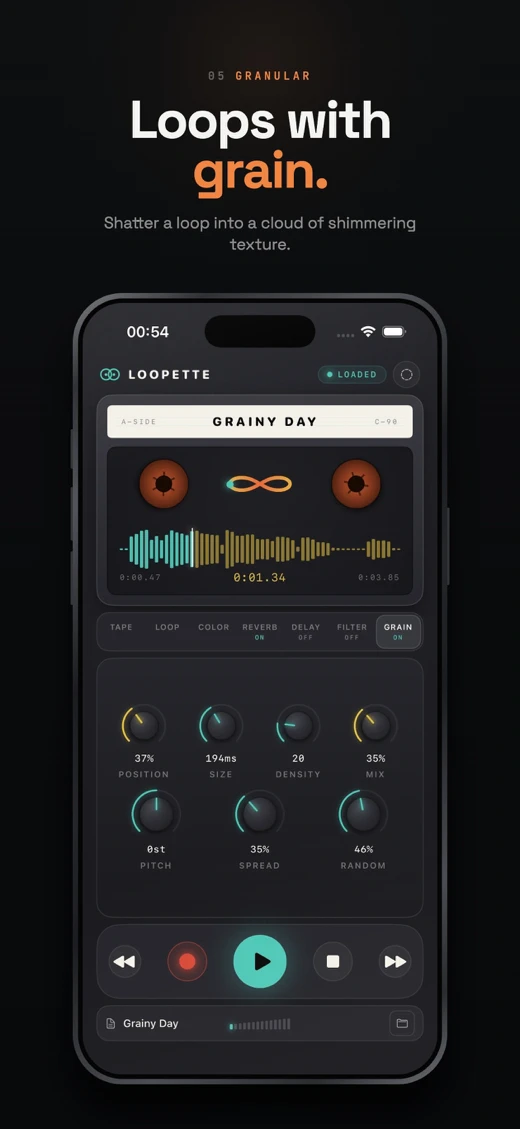 Loopette: Cassette Tape Looper screenshot 5