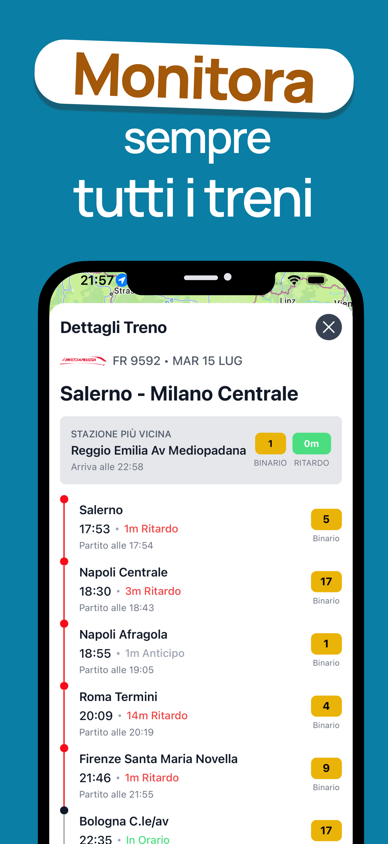 Orario e Ritardo Treni
