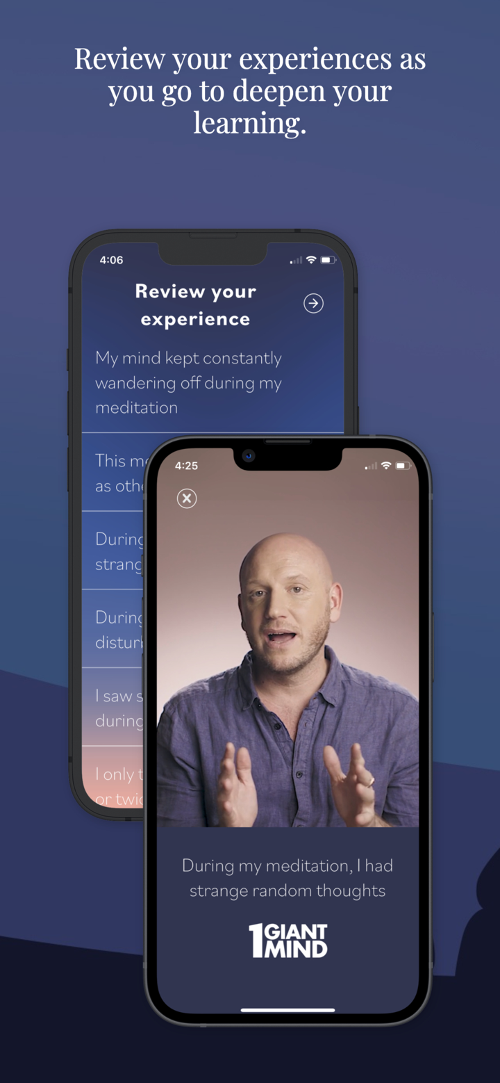1 Giant Mind: Learn Meditation screenshot 3