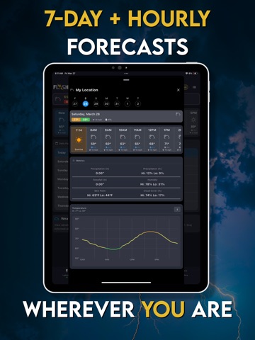 Flash Weather: Future Radar iPad screenshot 9