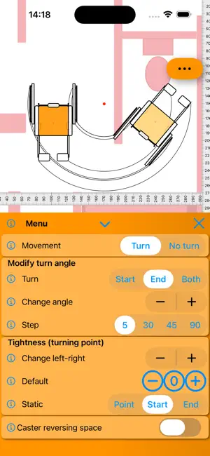 wheelchairTurningSpace screenshot 2