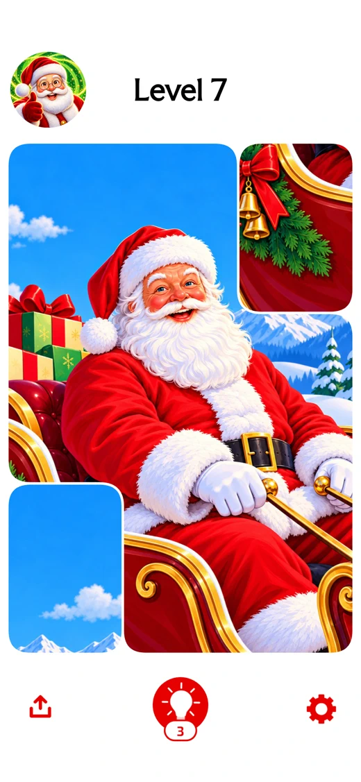Christmas Puzzle - Paint Art screenshot 2