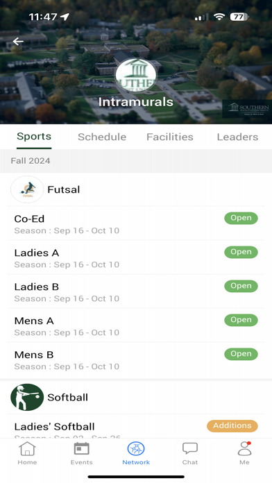 Screenshot 2 of SAU Intramurals App