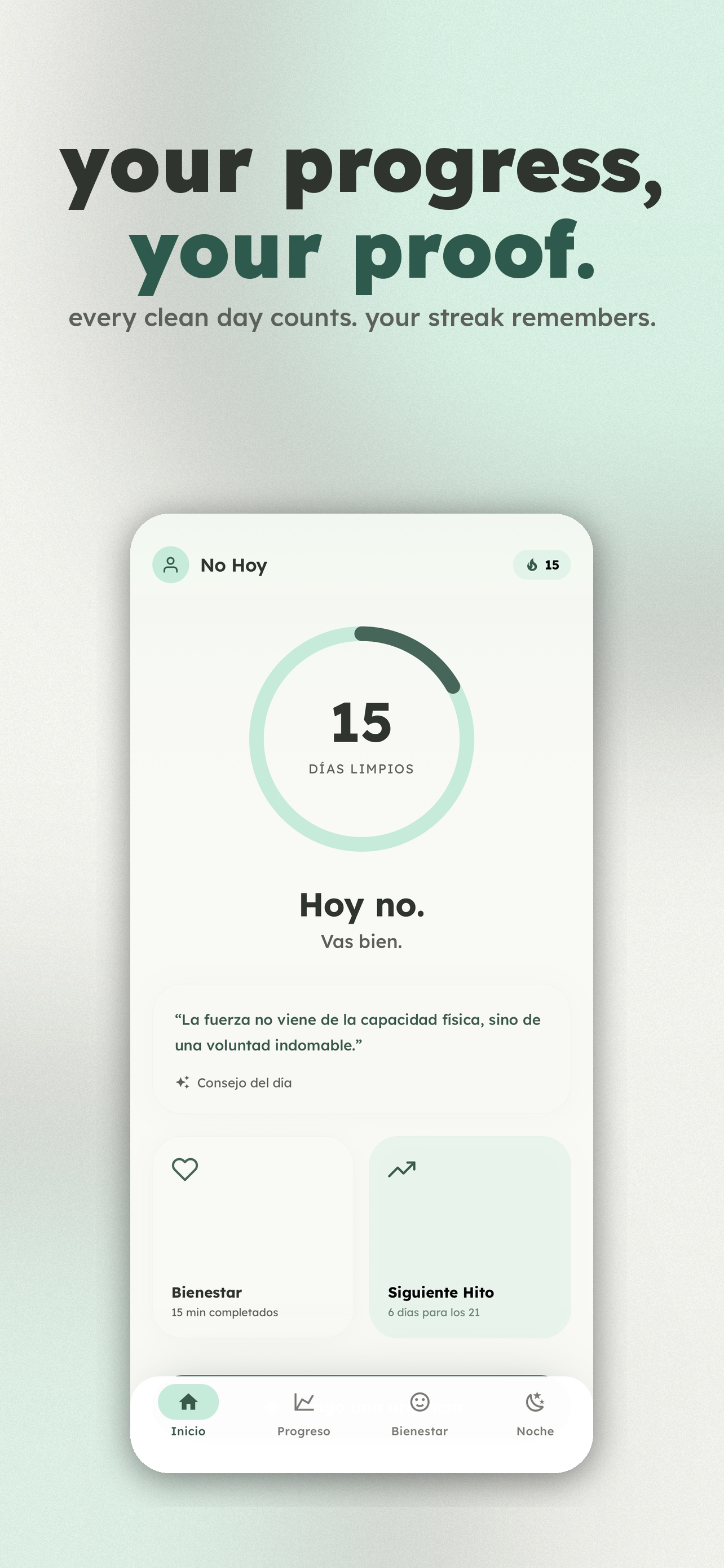 No Hoy: Quit a Habit
