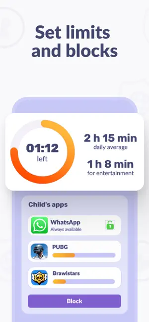 Parental Control Kids360 iPhone screenshot 2