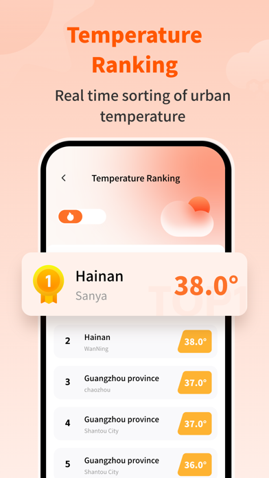 Thermometer-Weather Live iPhone screenshot 2