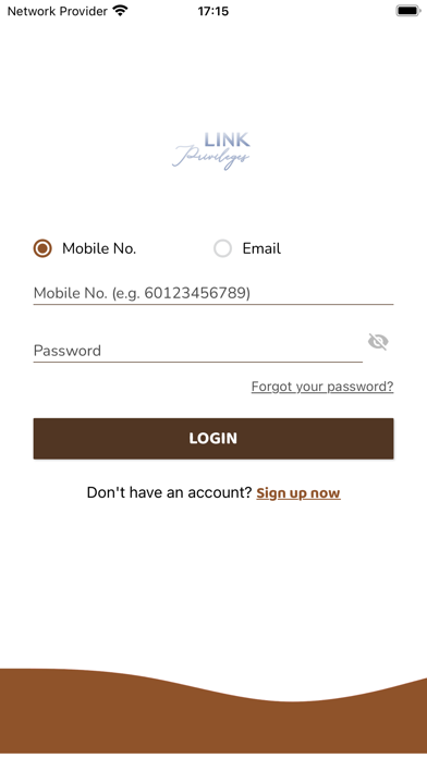 LINK Privileges Screenshot