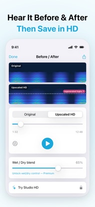 Audio Upscaler: HD Voice screenshot 4