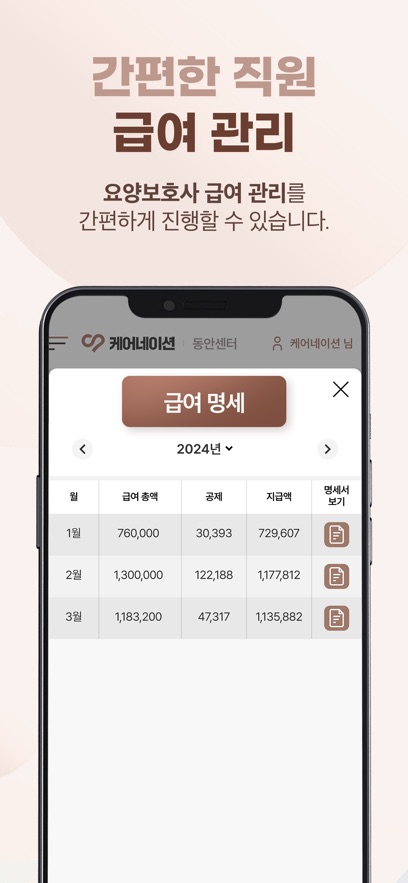 케어네이션 LTC로 모든 장기요양 업무를 간편하게!