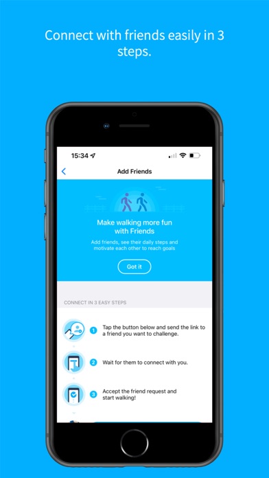 Social Steps iPhone screenshot