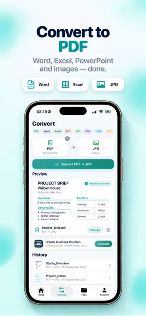 ScanCam: PDF Scanner & Convert screenshot 2