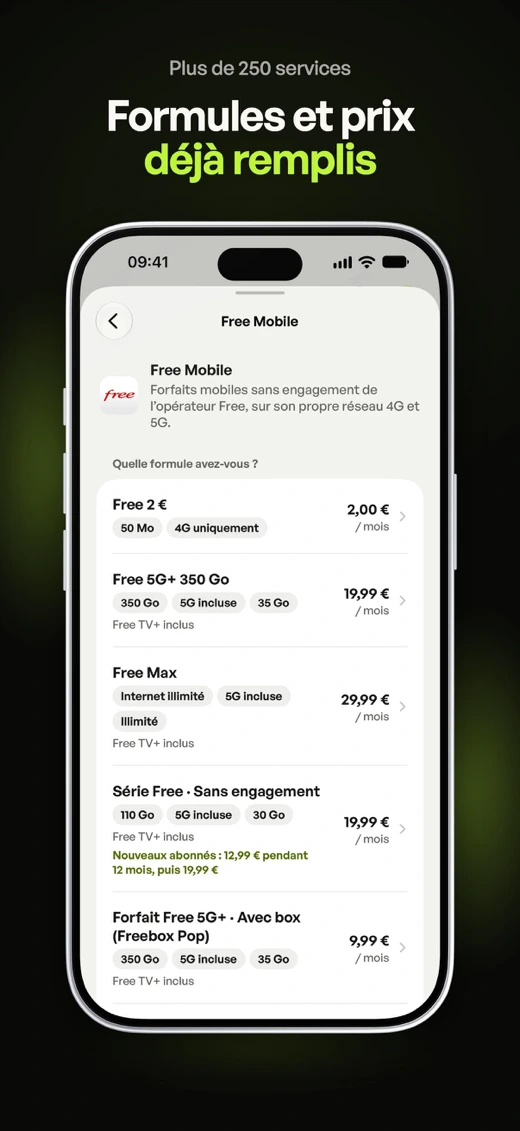 Spook : Gérer ses abonnements screenshot 5