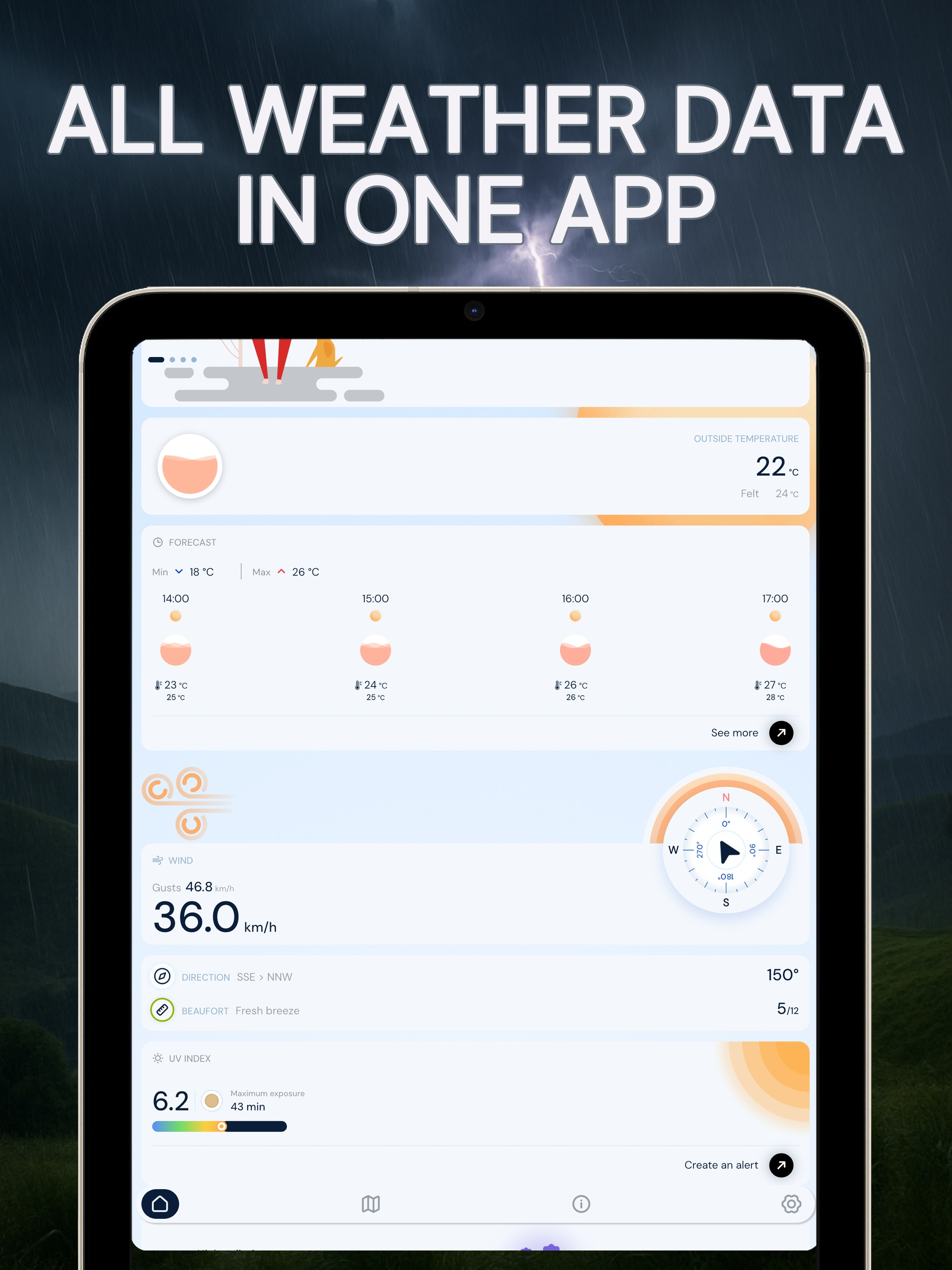 Live Weather: UV & Wind Alerts screenshot 9
