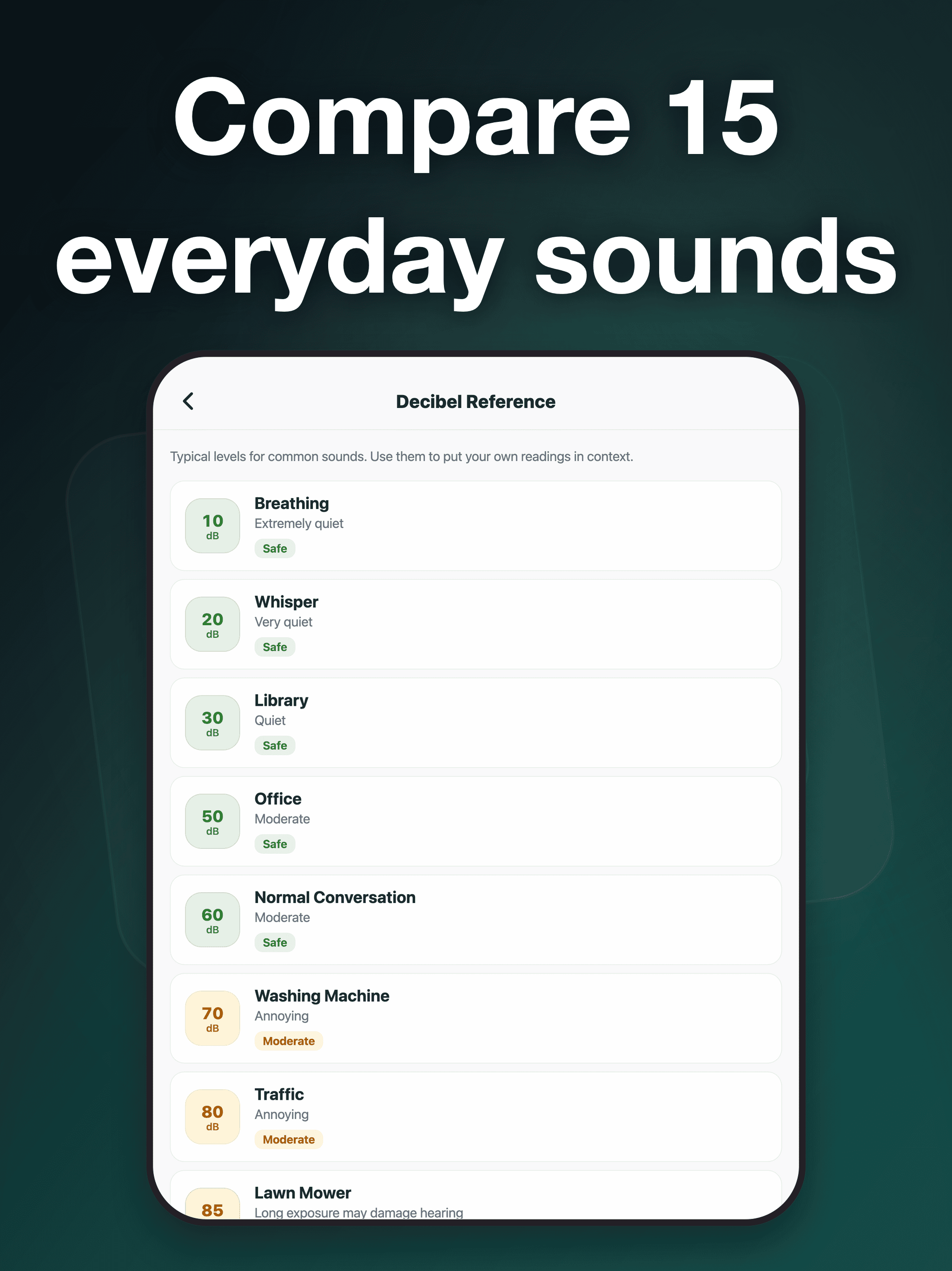 Decibel Meter & Sound Level dB screenshot 11