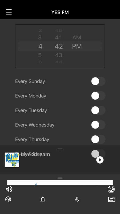 96.7 YESFM Radio Screenshot