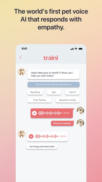 Traini-Dog Translator&Training screenshot-3