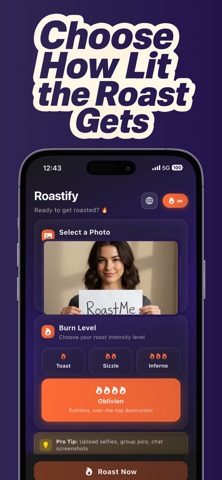 Roastify: AI Comeback & Joke Screenshot 2 of 3