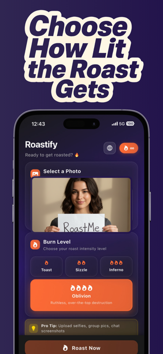 Roastify: AI Comeback & Joke Screenshot 2 of 3