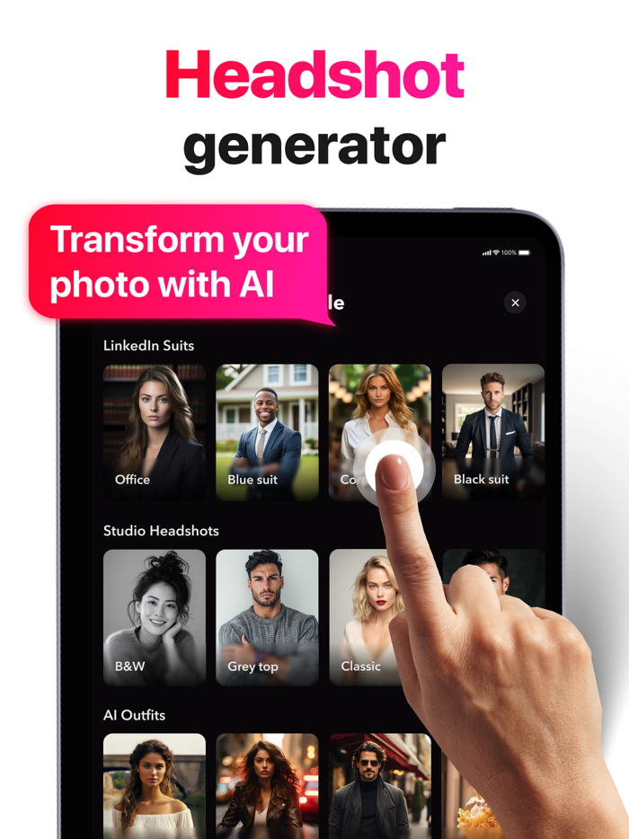 AI Video and Headshot Generator