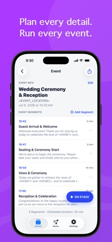 StageCue: Event Host Assistant Screenshot 1 of 4