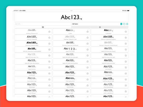 Font Selector (2024) iPad app afbeelding 1