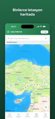 Voltmeta Akıllı Şarj Haritası screenshot