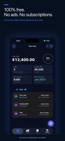Debtless Screenshot 1 of 5